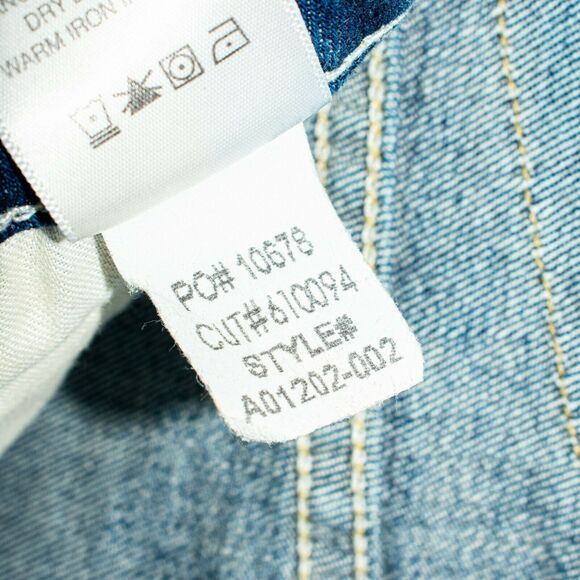 AMO Denim BABE Dive Bar Destroy Jeans Crop fray Women's Size 26 - Picture 6 of 12